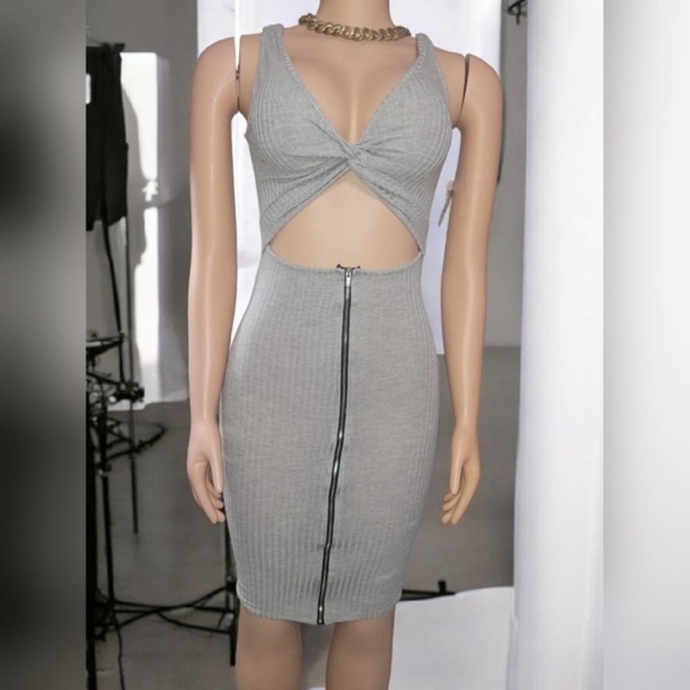 Windsor Heather Gray Bodycon Dress Size # S